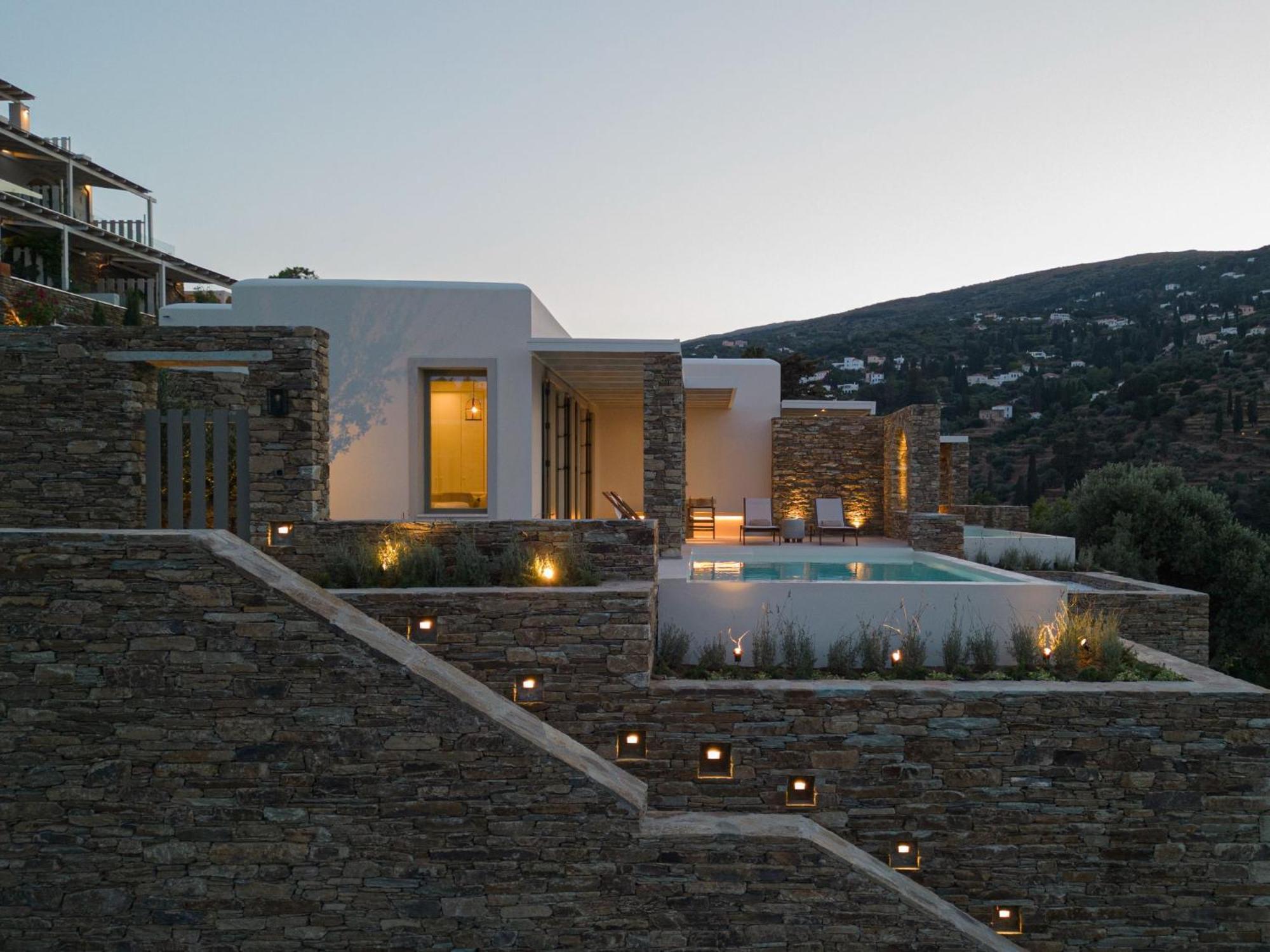 Casa Di Fiori Andros Suites الغرفة الصورة